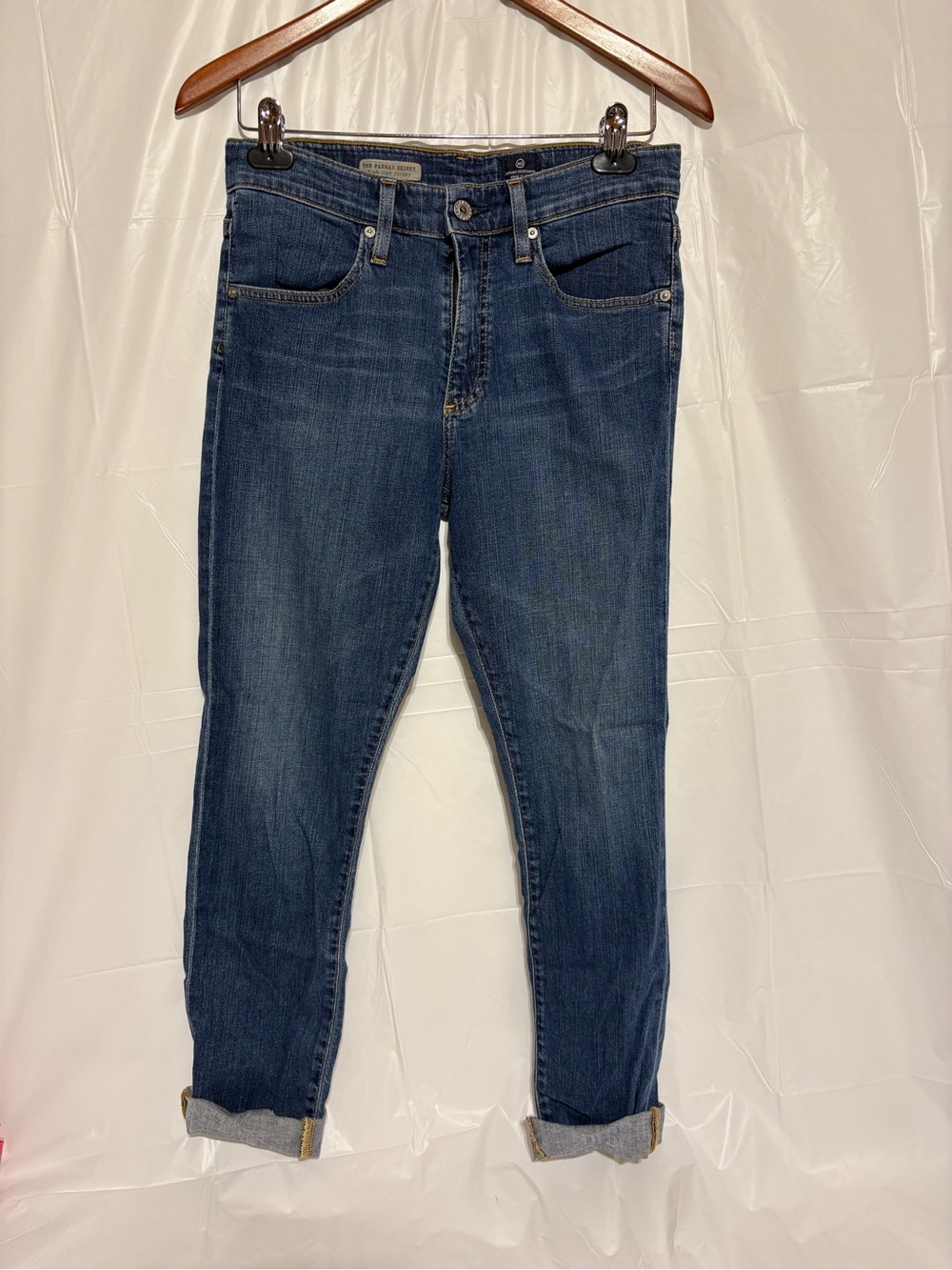 Ag Adriano Goldschmied Dark Blue Boyfriend Jeans